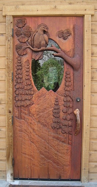 Photo:  Door to June Lake Lodge, CA